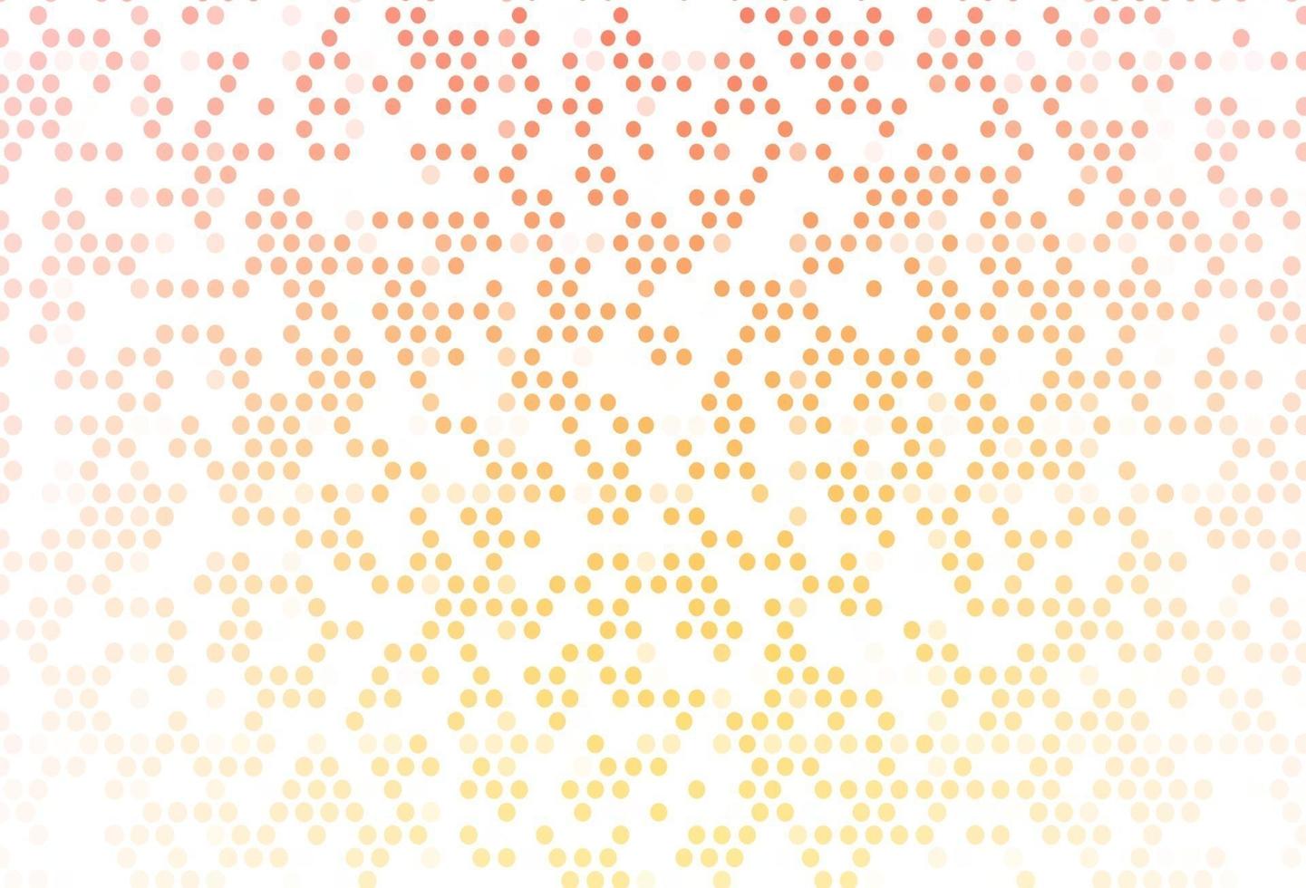 motif vectoriel jaune clair et orange avec des sphères.