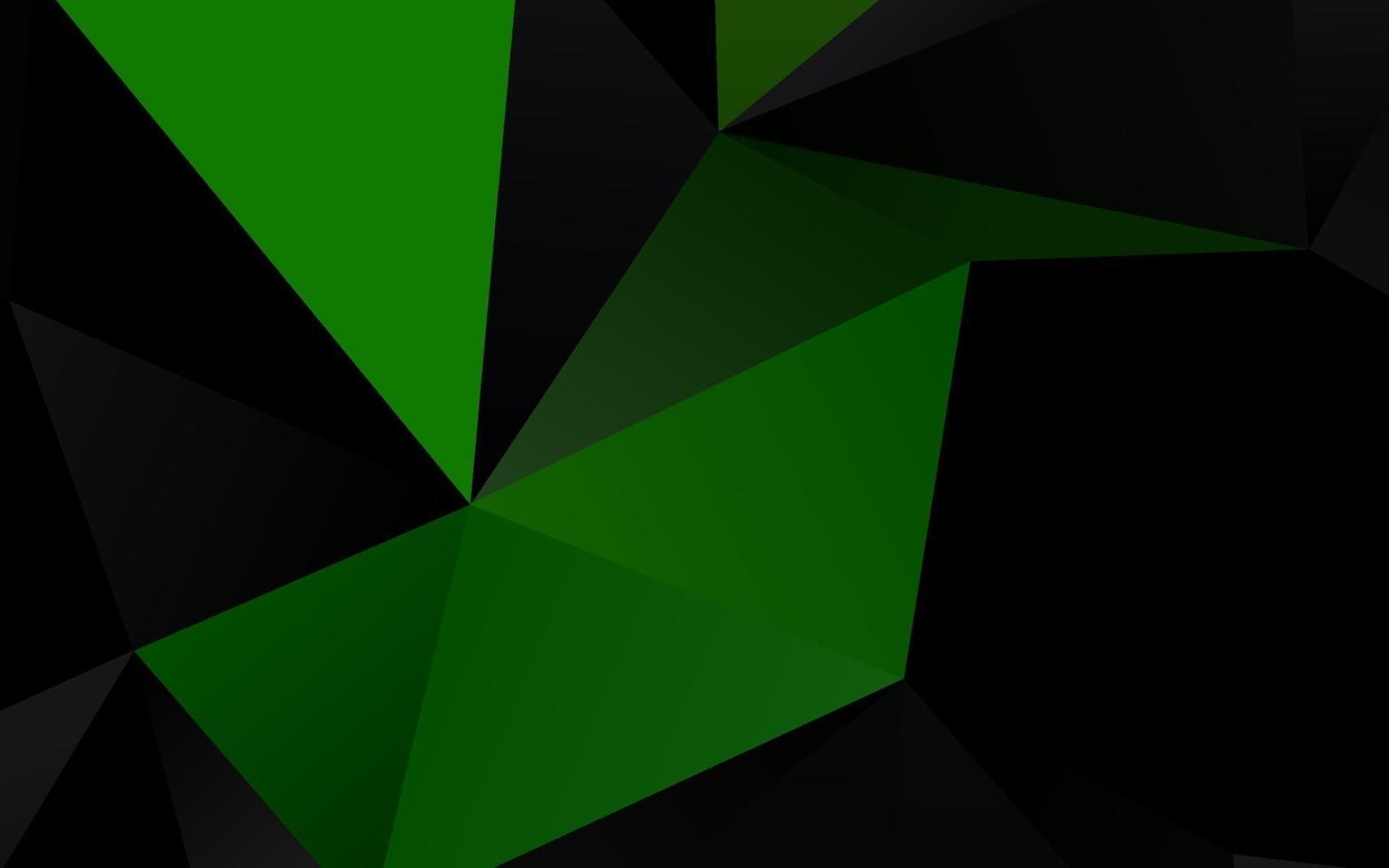 motif polygonal de vecteur vert clair.