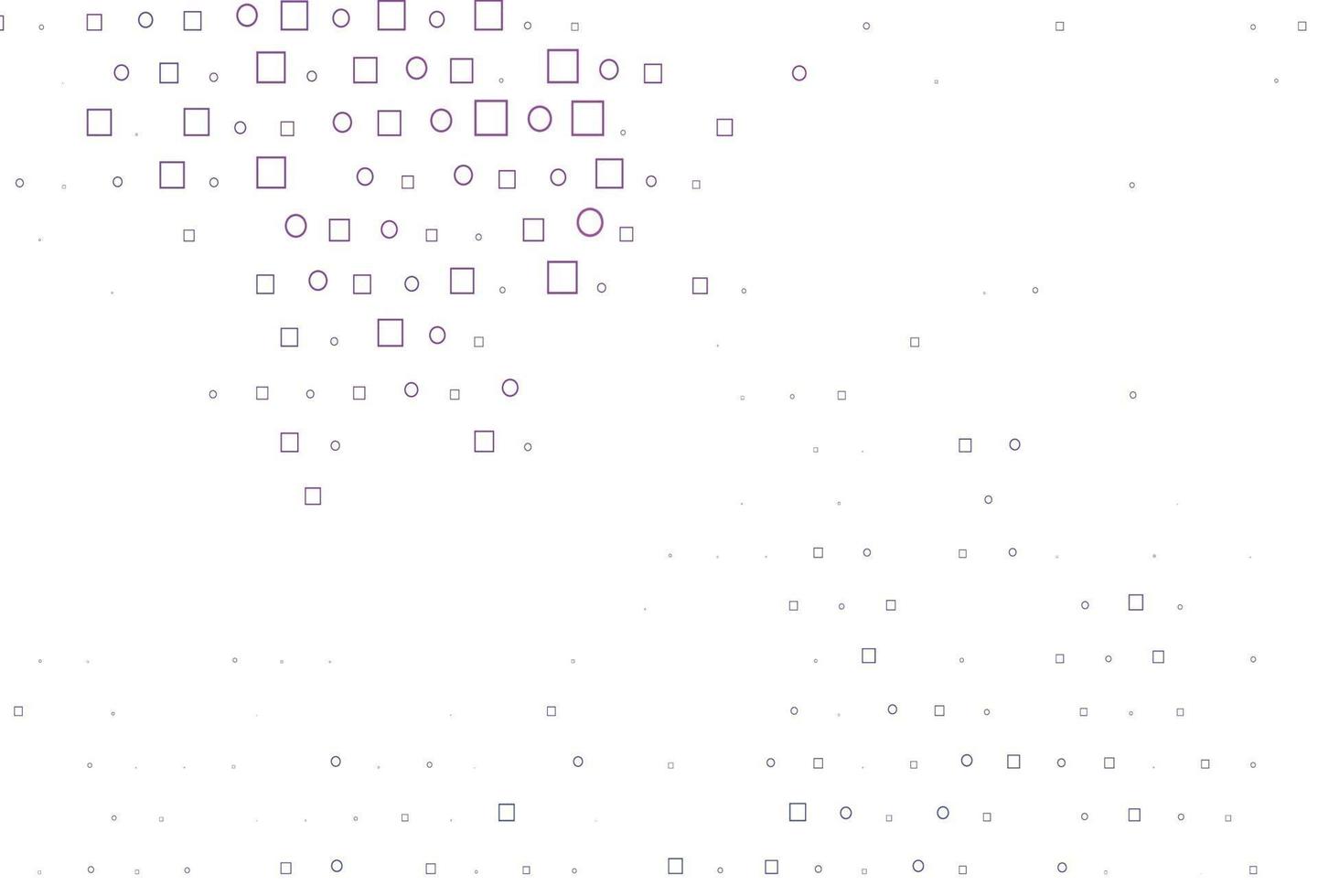 texture vectorielle violet clair avec disques, rectangles. vecteur