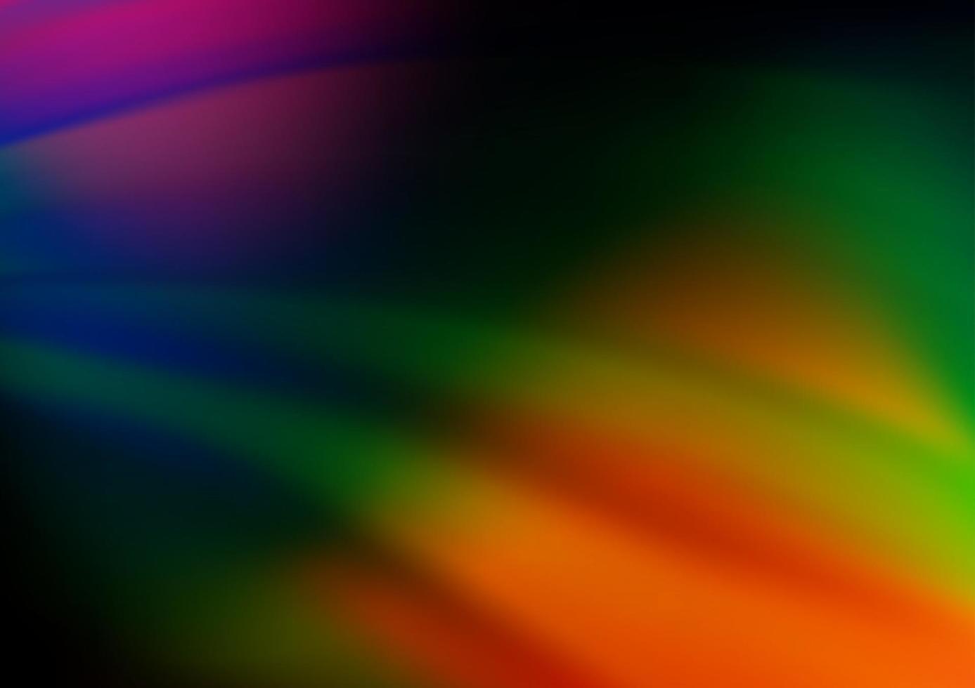 modèle abstrait de vecteur arc-en-ciel multicolore foncé.