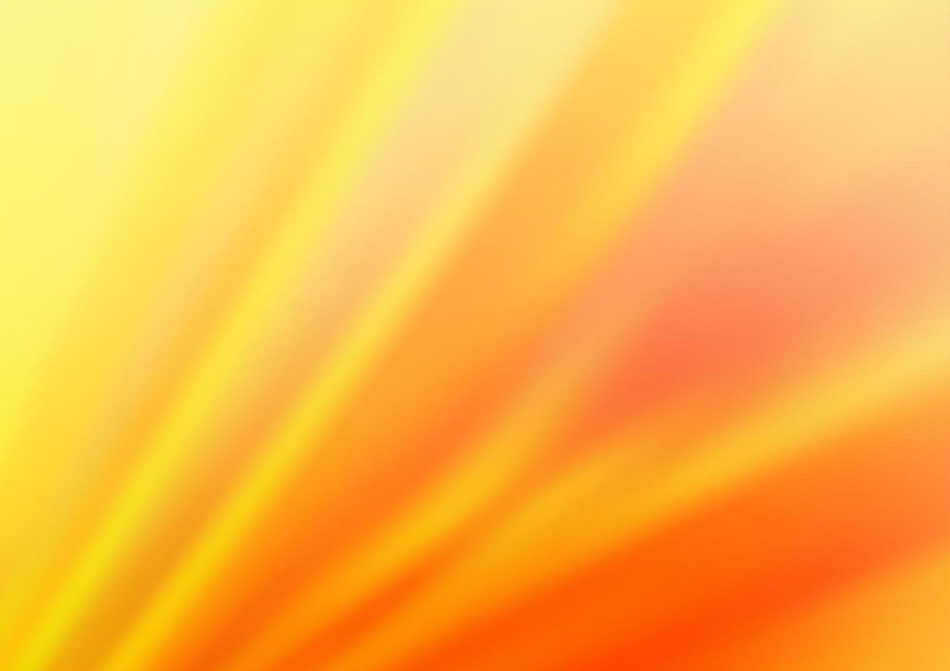 disposition vectorielle jaune clair, orange avec des lignes plates. vecteur