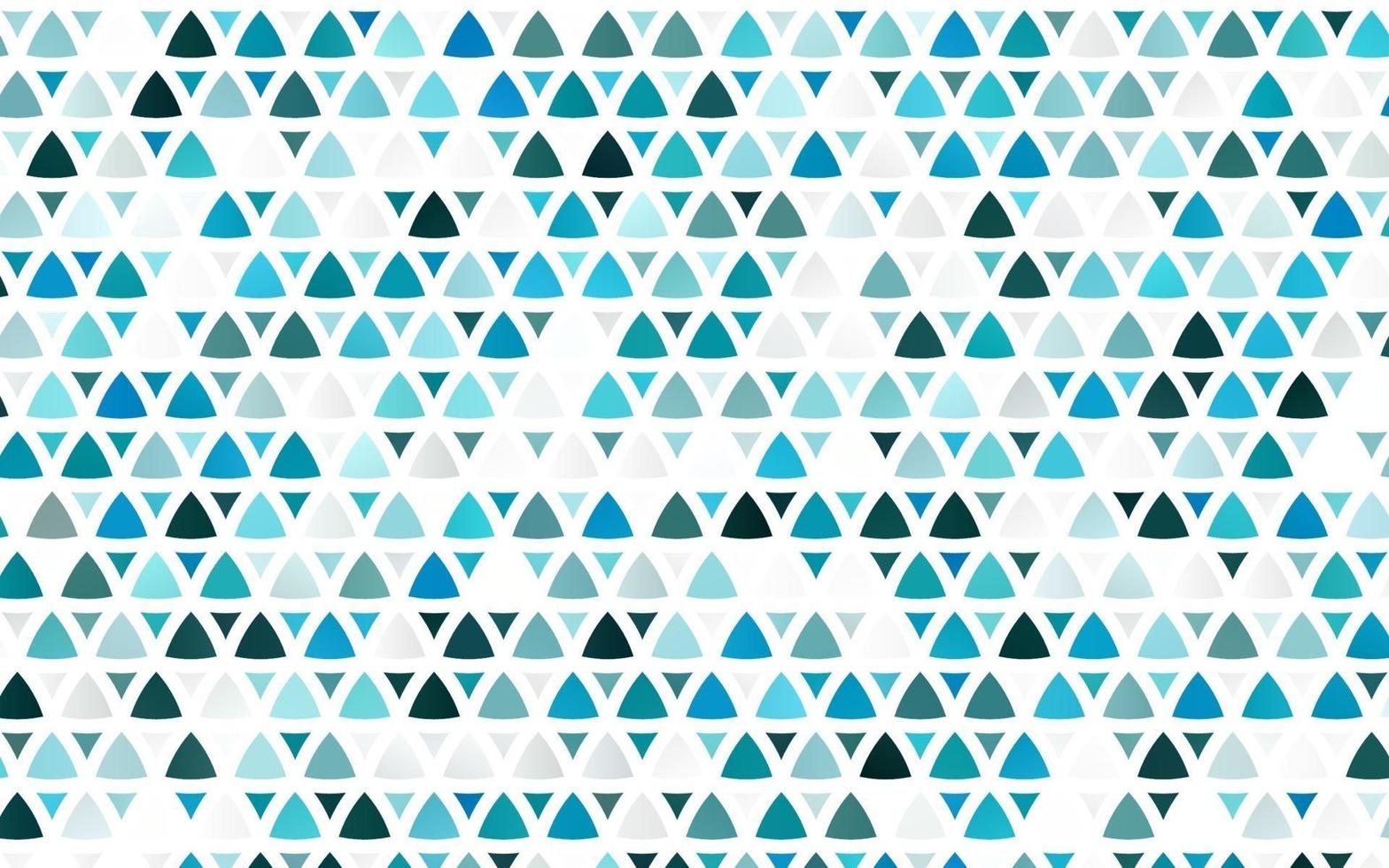 toile de fond transparente vecteur bleu clair avec des lignes, des triangles.
