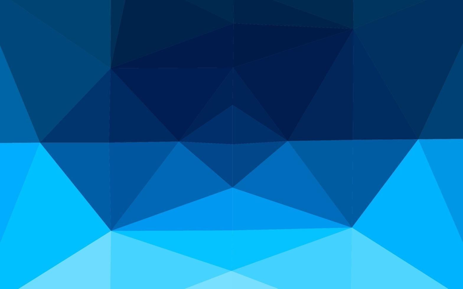 couverture low poly vecteur bleu clair.