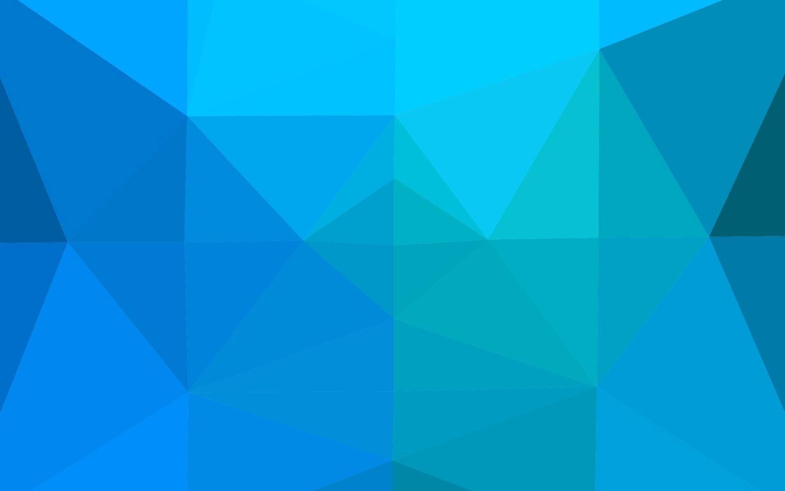 couverture low poly vecteur bleu clair.