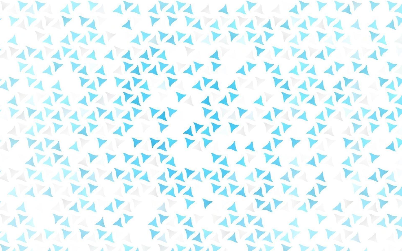 couverture transparente de vecteur bleu clair dans un style polygonal.