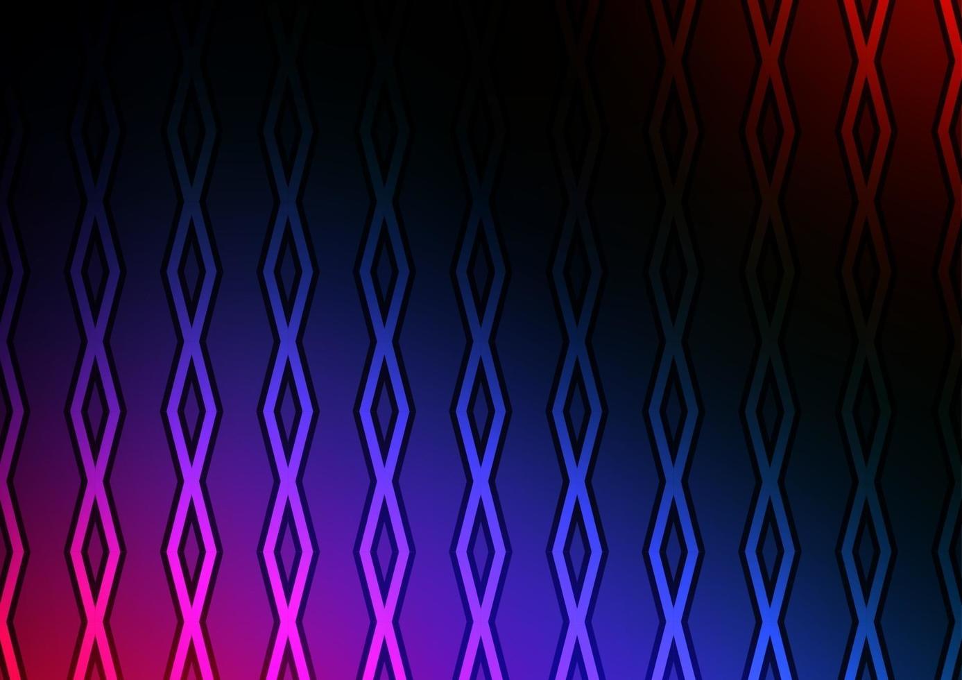 multicolore foncé, mise en page vectorielle arc-en-ciel avec lignes, rectangle. vecteur