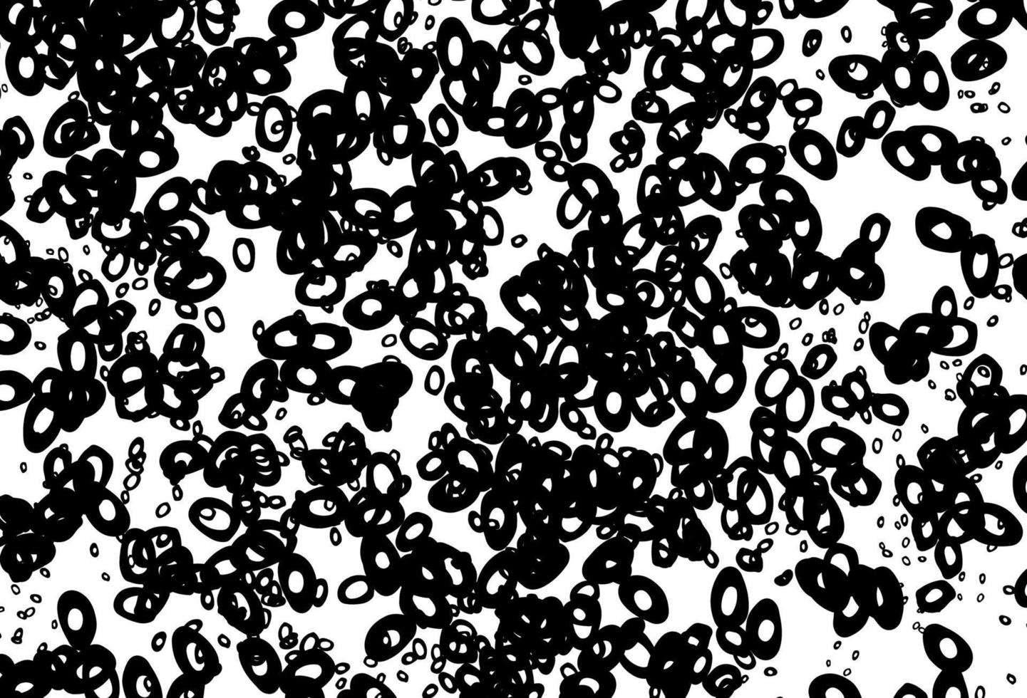 couverture vectorielle en noir et blanc avec des taches. vecteur