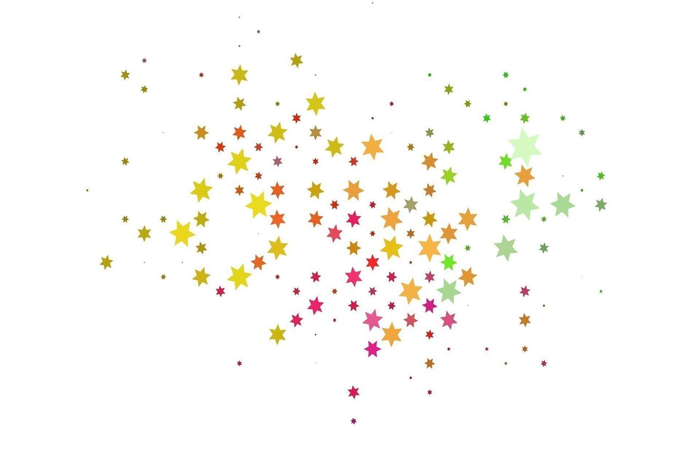 multicolore clair, motif vectoriel arc-en-ciel avec des étoiles de Noël.