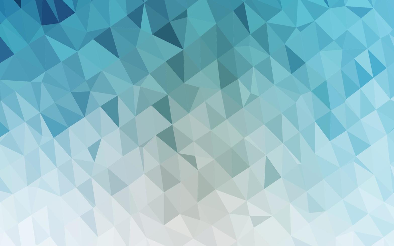 couverture low poly vecteur bleu clair.