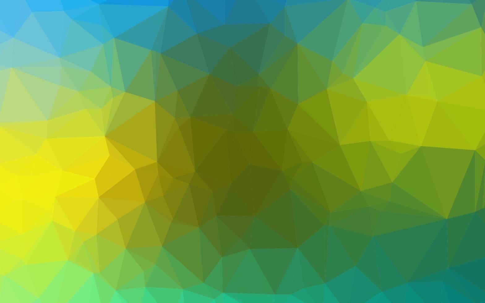 fond polygonale de vecteur bleu foncé, jaune.