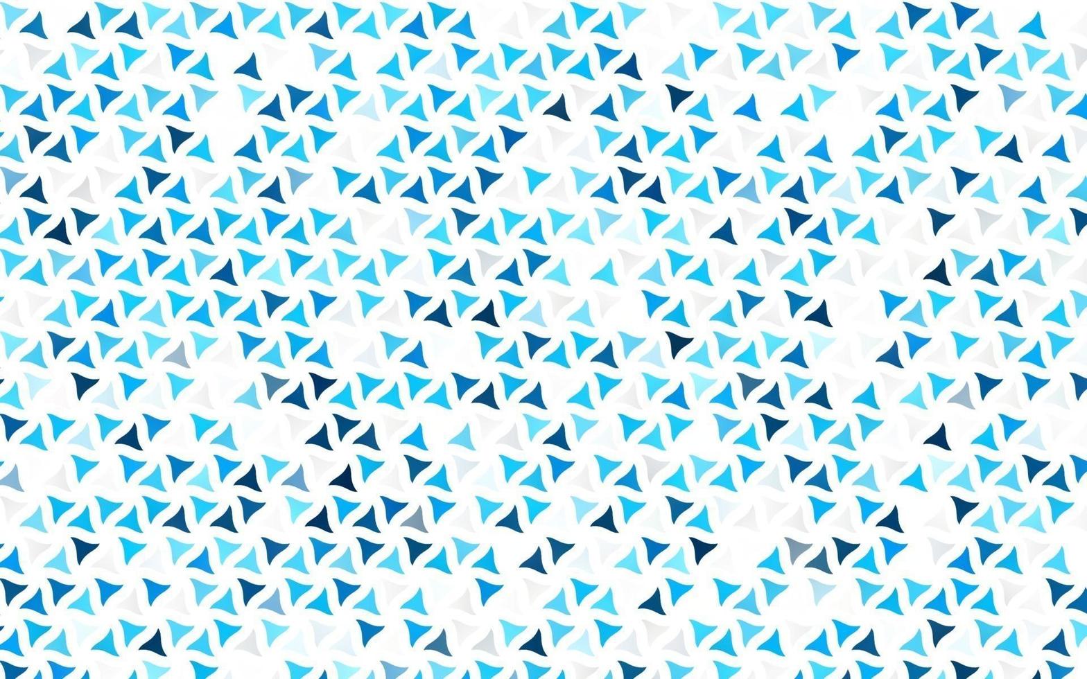 disposition transparente de vecteur bleu clair avec des lignes, des triangles.