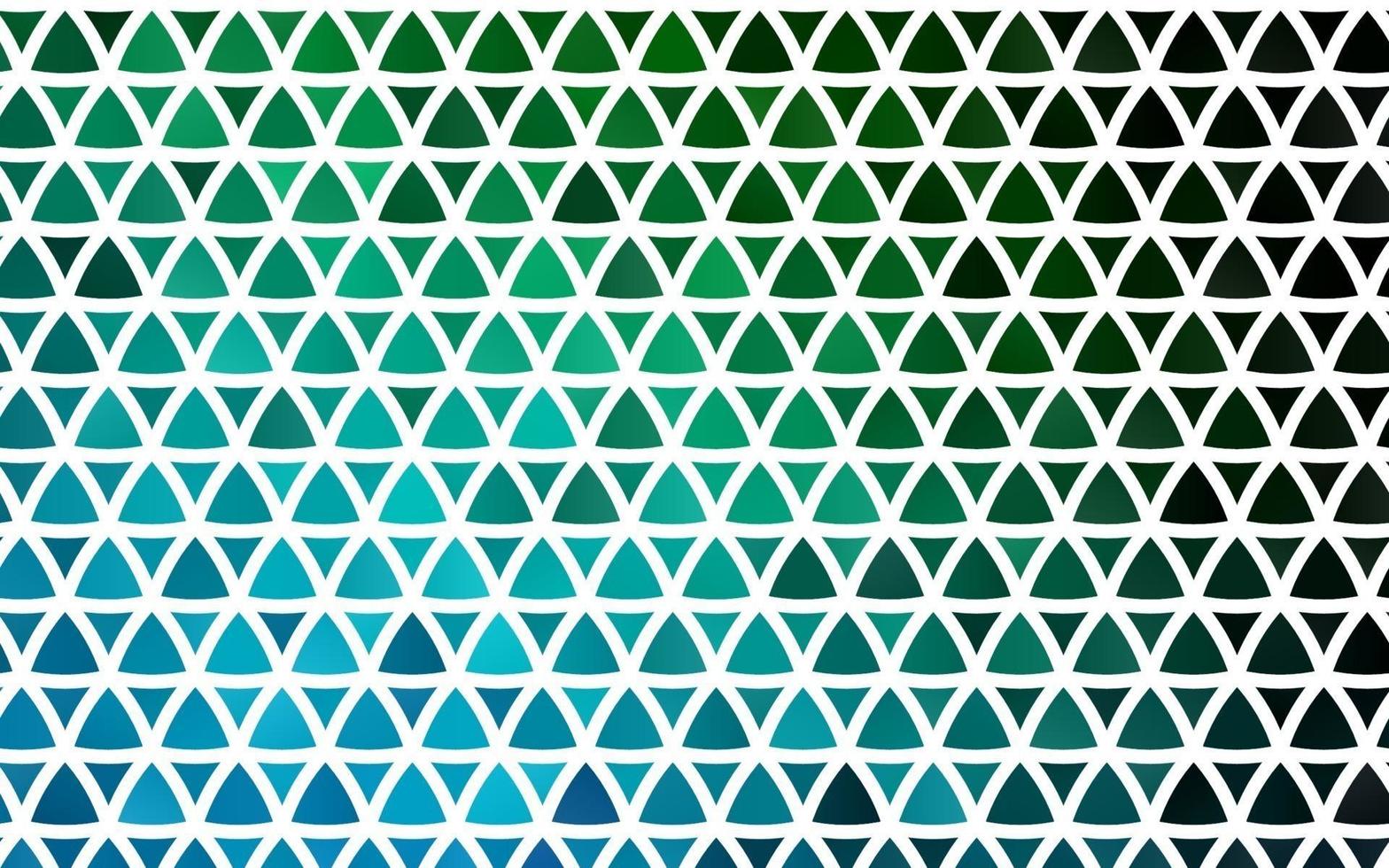 fond transparent vecteur bleu clair, vert avec des triangles.