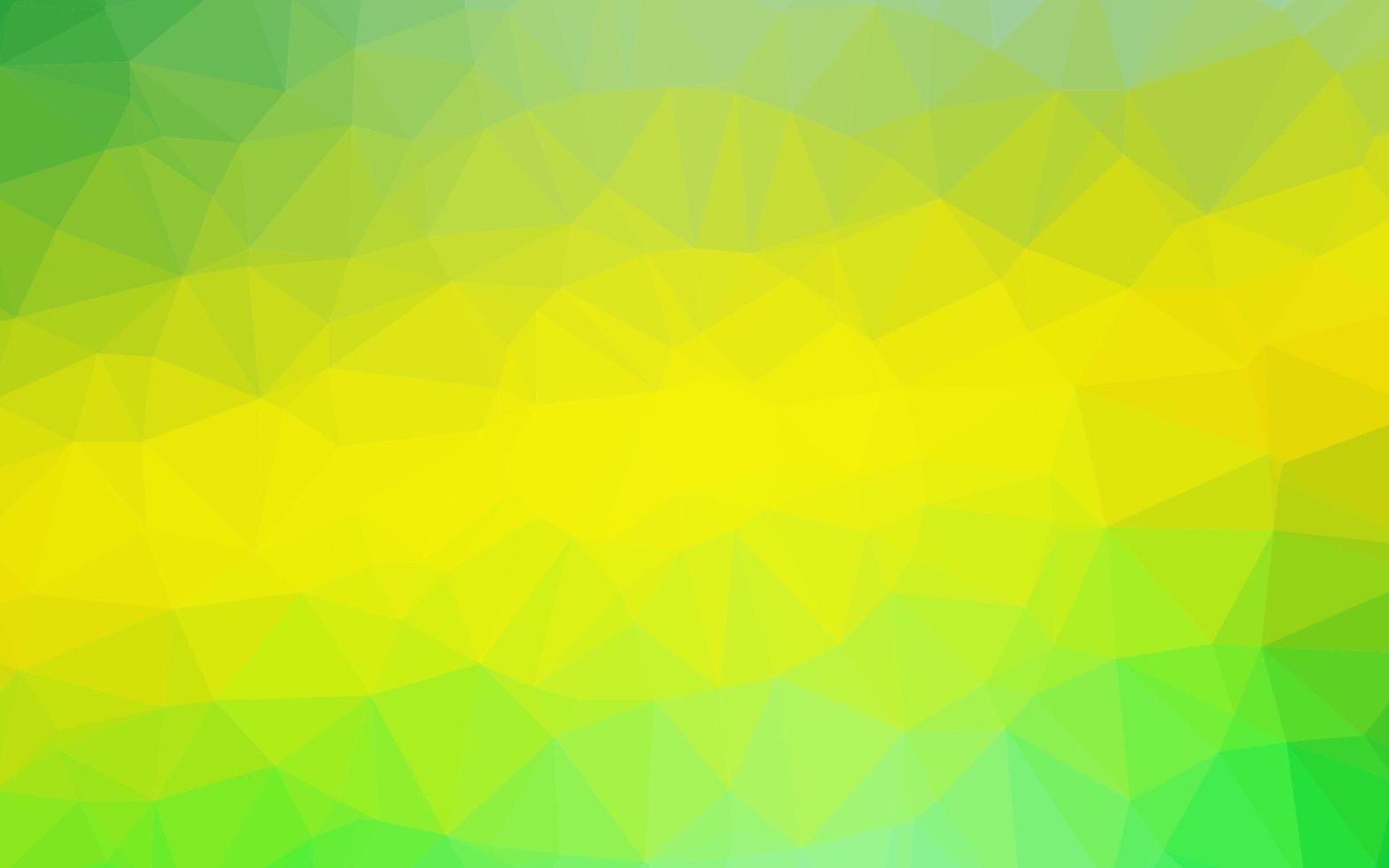 motif polygonal de vecteur vert clair, jaune.