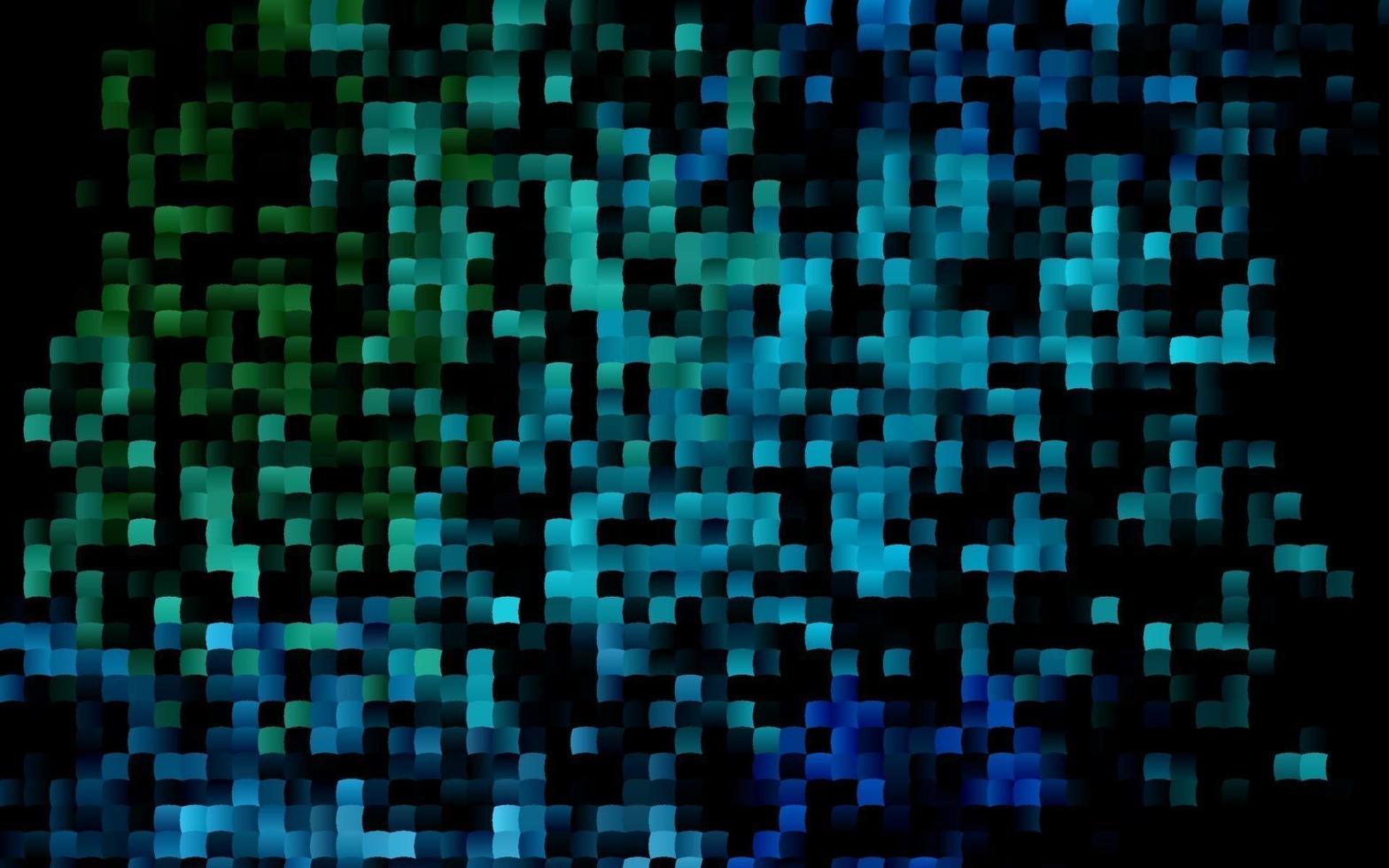 modèle vectoriel bleu foncé, vert dans un style carré.