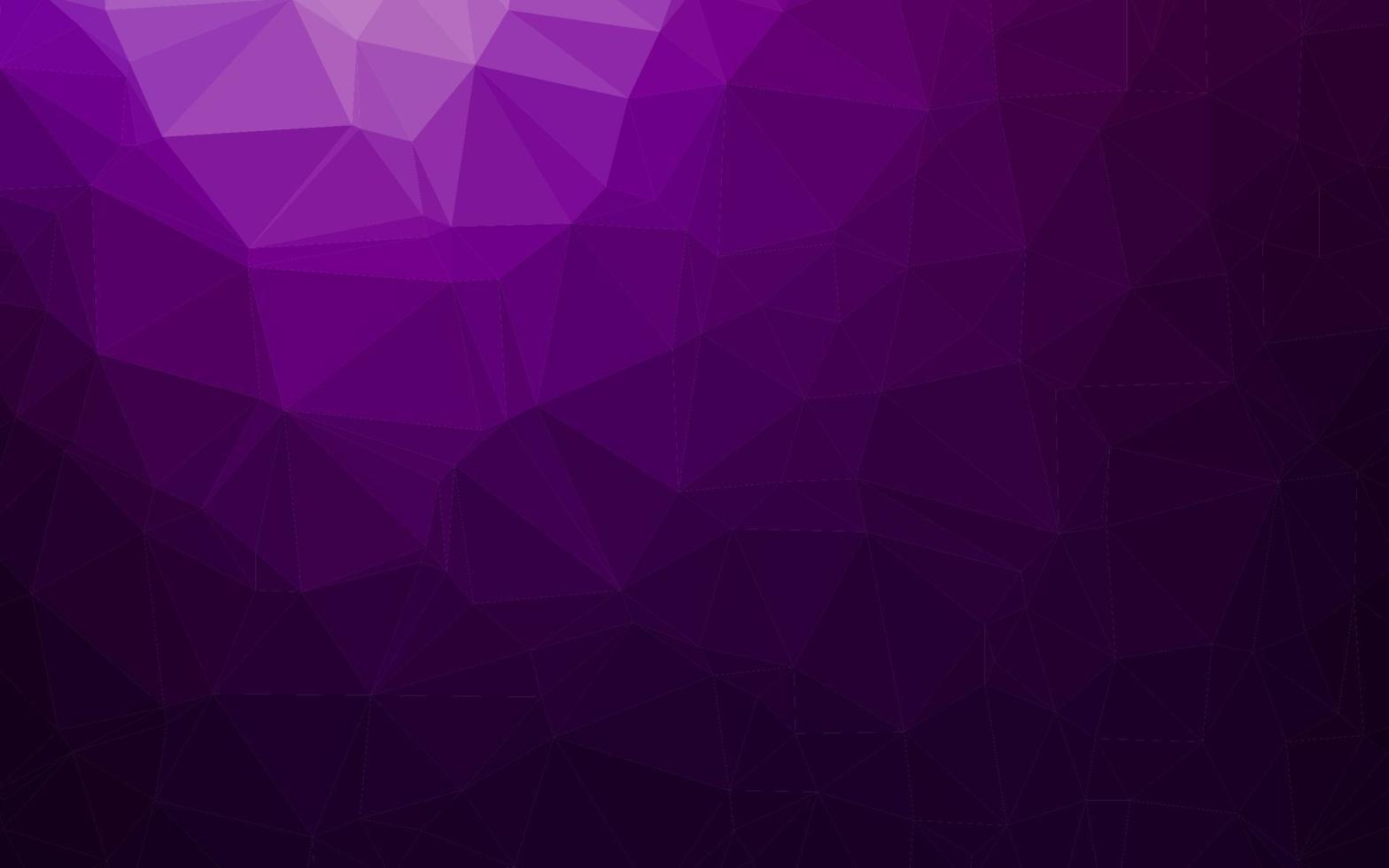modèle polygonal de vecteur violet foncé.