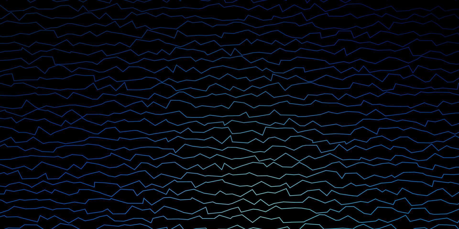 modèle vectoriel bleu foncé avec des lignes courbes.