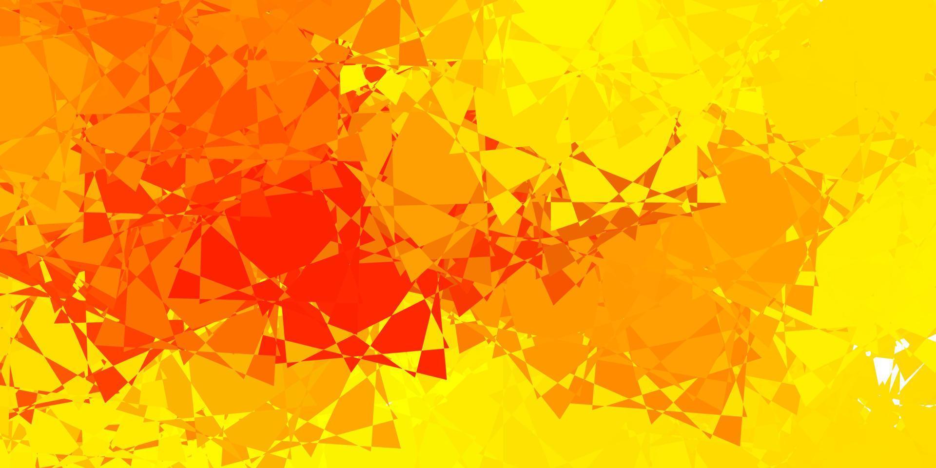 modèle vectoriel orange clair avec des formes polygonales.