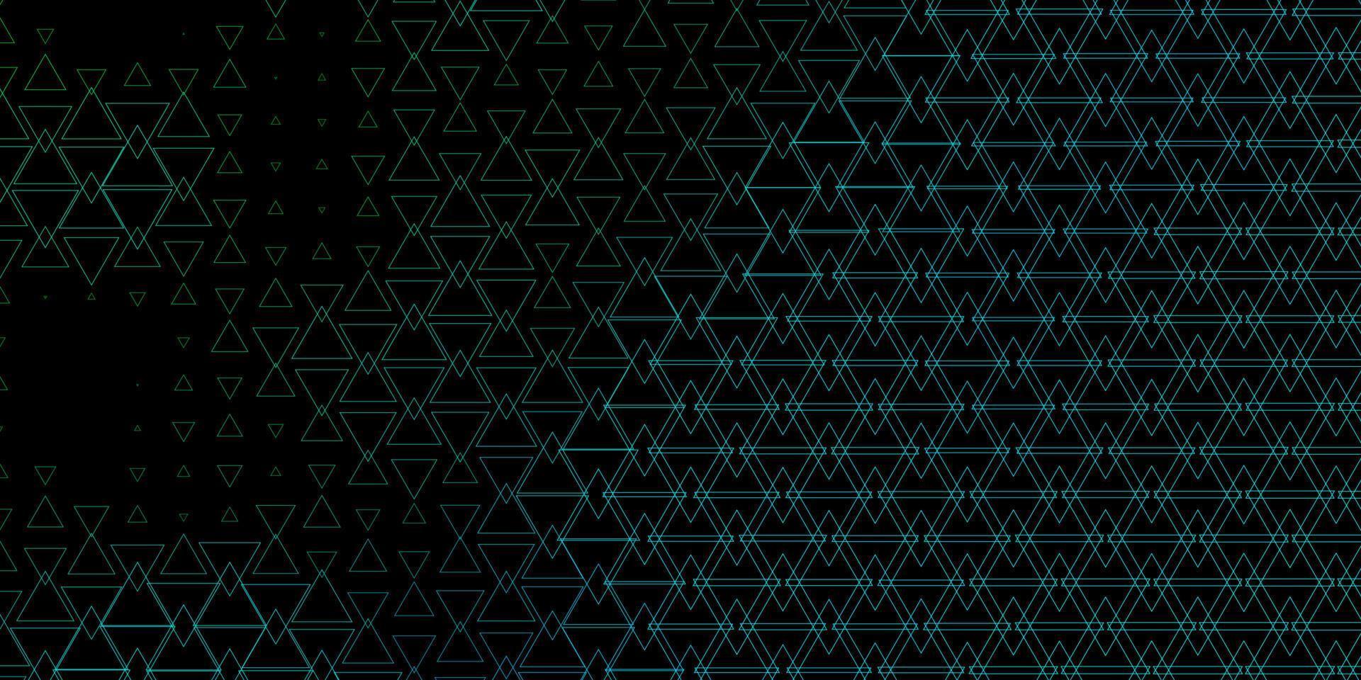 motif vectoriel bleu foncé, vert avec style polygonal.