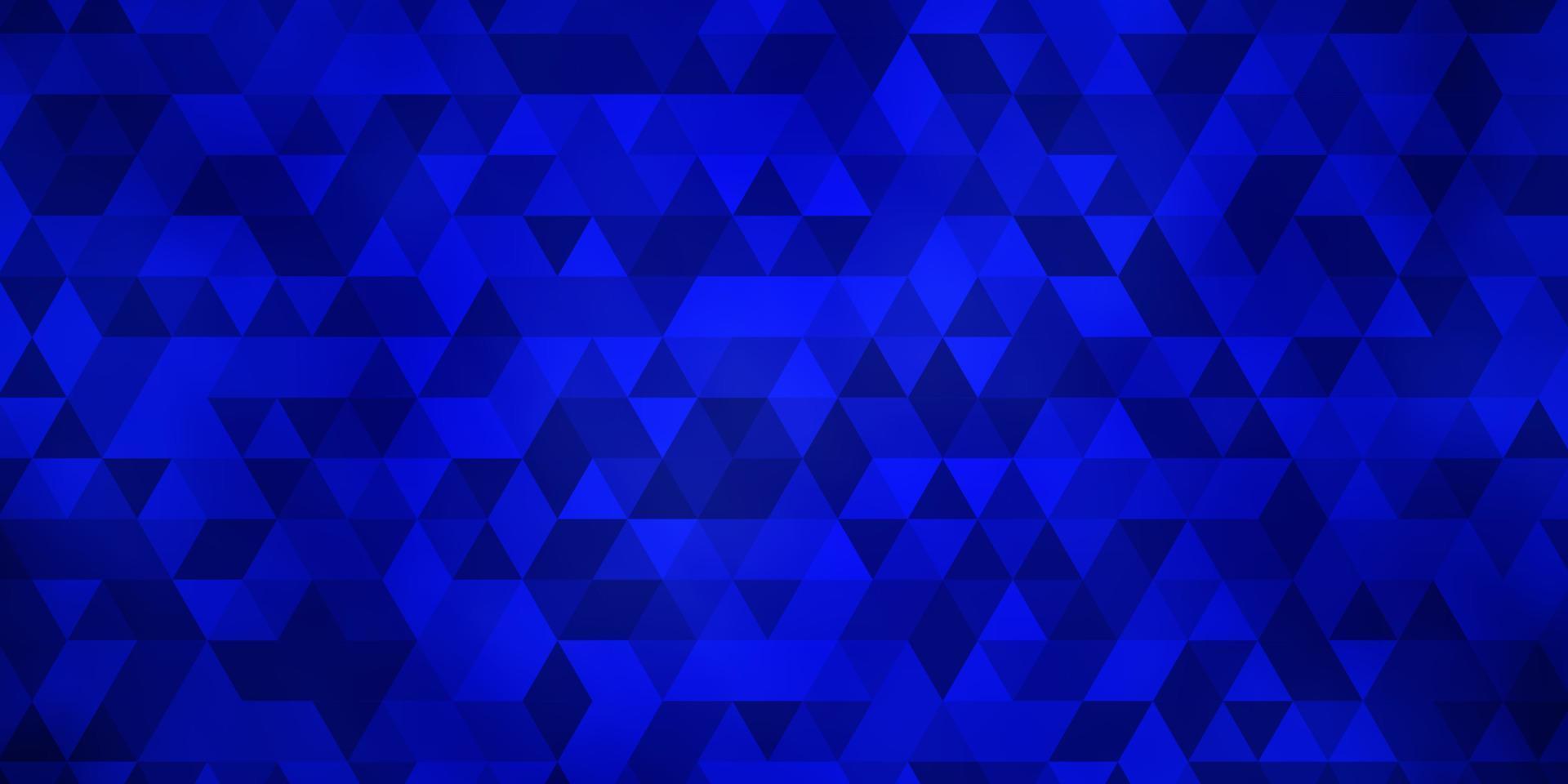 disposition de vecteur bleu foncé avec des lignes, des triangles.