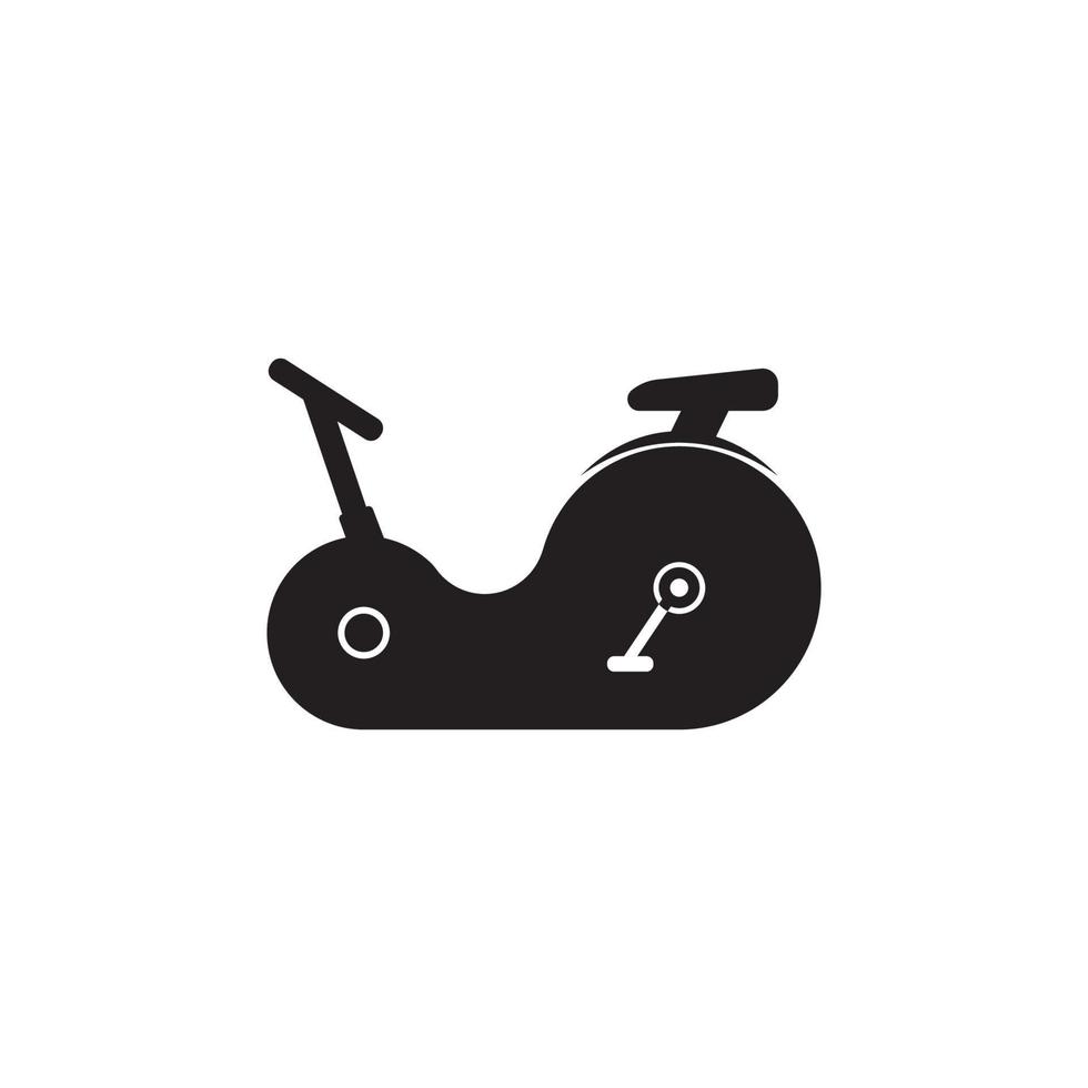 icône de vélo d'exercice vecteur