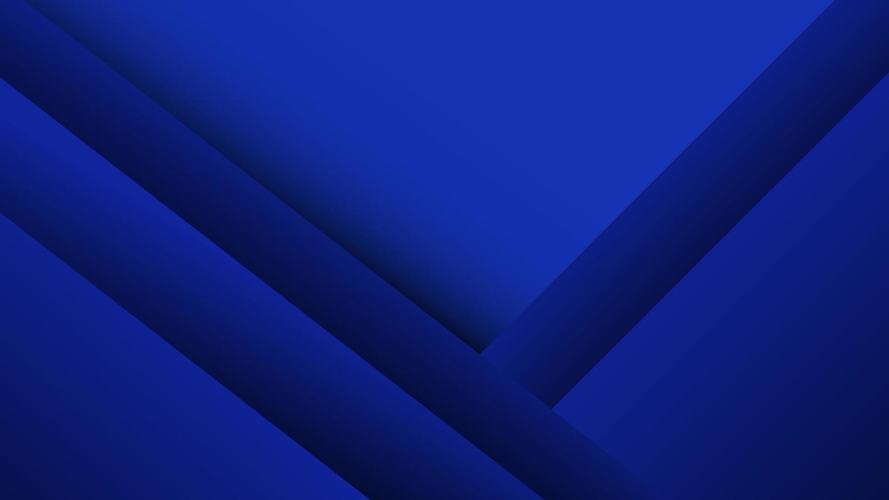 forme géométrique de chevauchement bleu abstrait avec fond de couleur dégradé vecteur