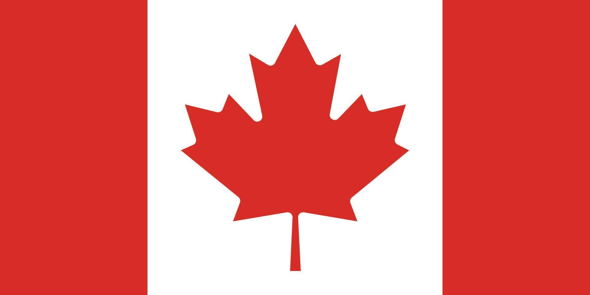 drapeau du canada vecteur