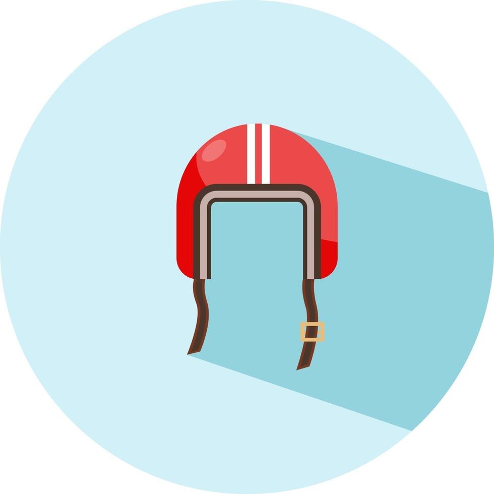 casque de football, illustration, vecteur sur fond blanc.