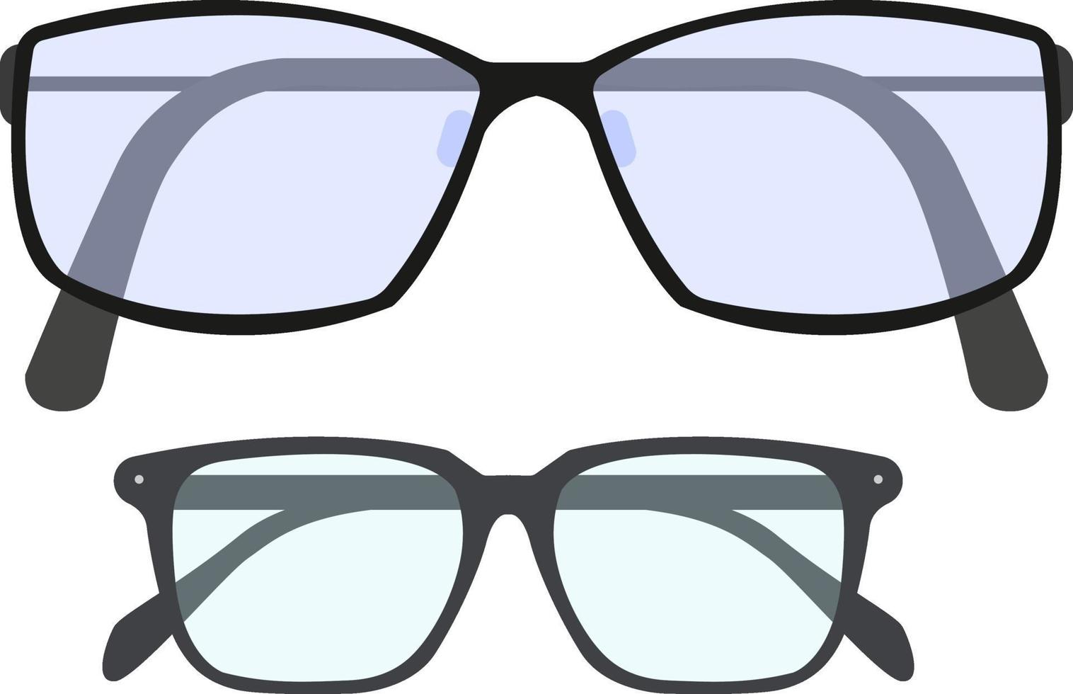 lunettes optiques, illustration, vecteur sur fond blanc.