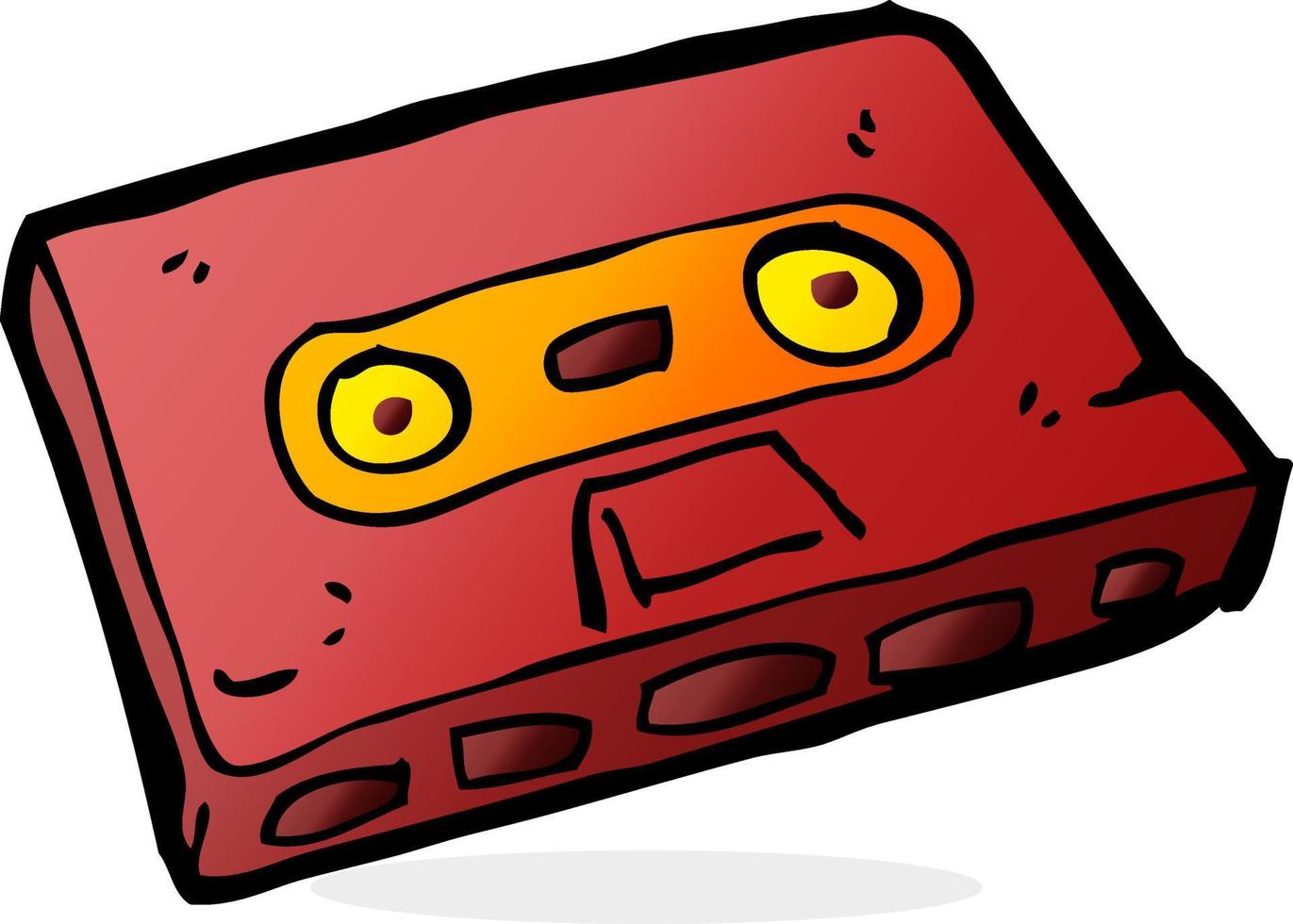 cassette de dessin animé vecteur