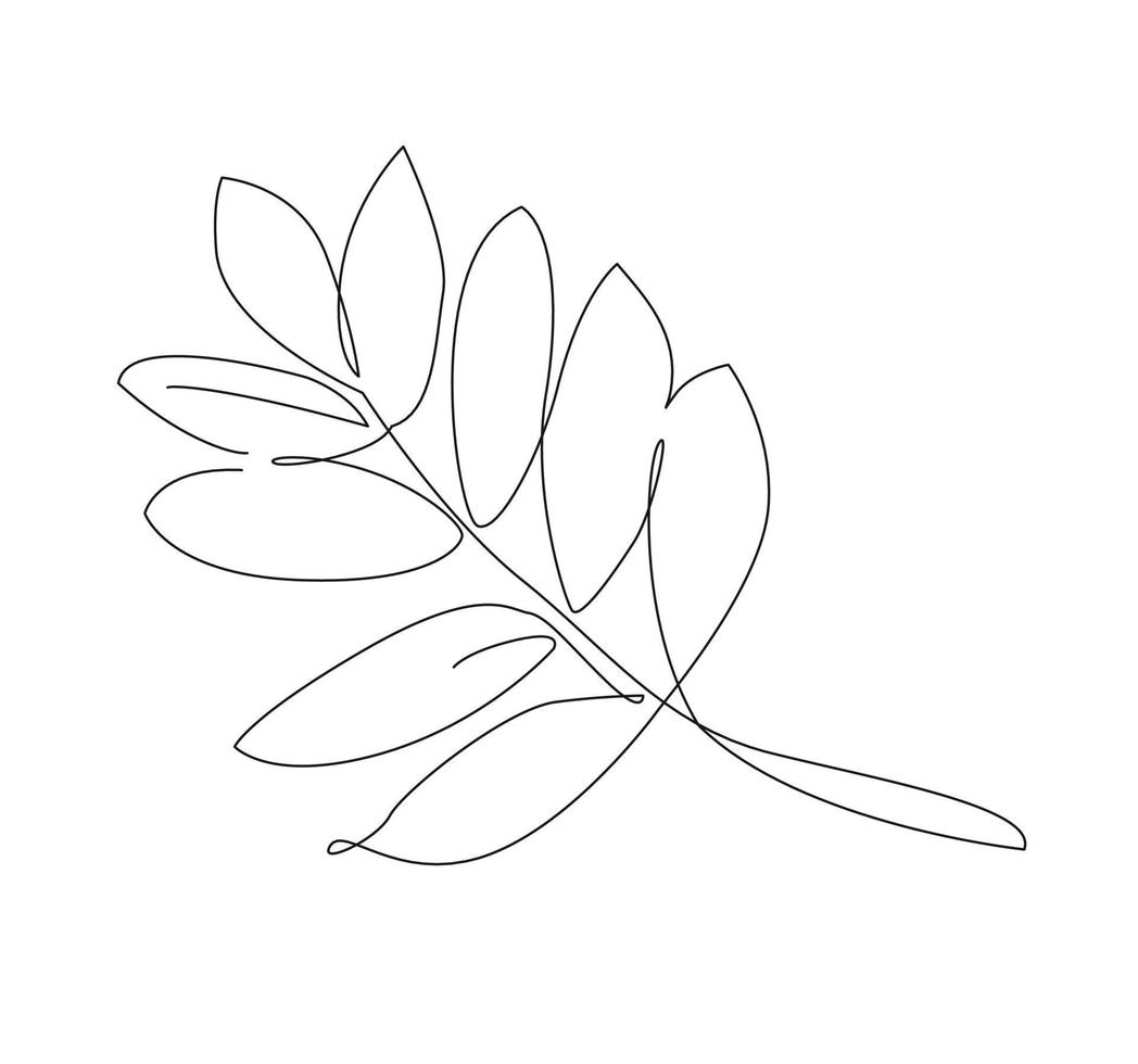 illustration d'une ligne de feuille d'automne. feuilles d'érable d'art en ligne. vecteur de contour