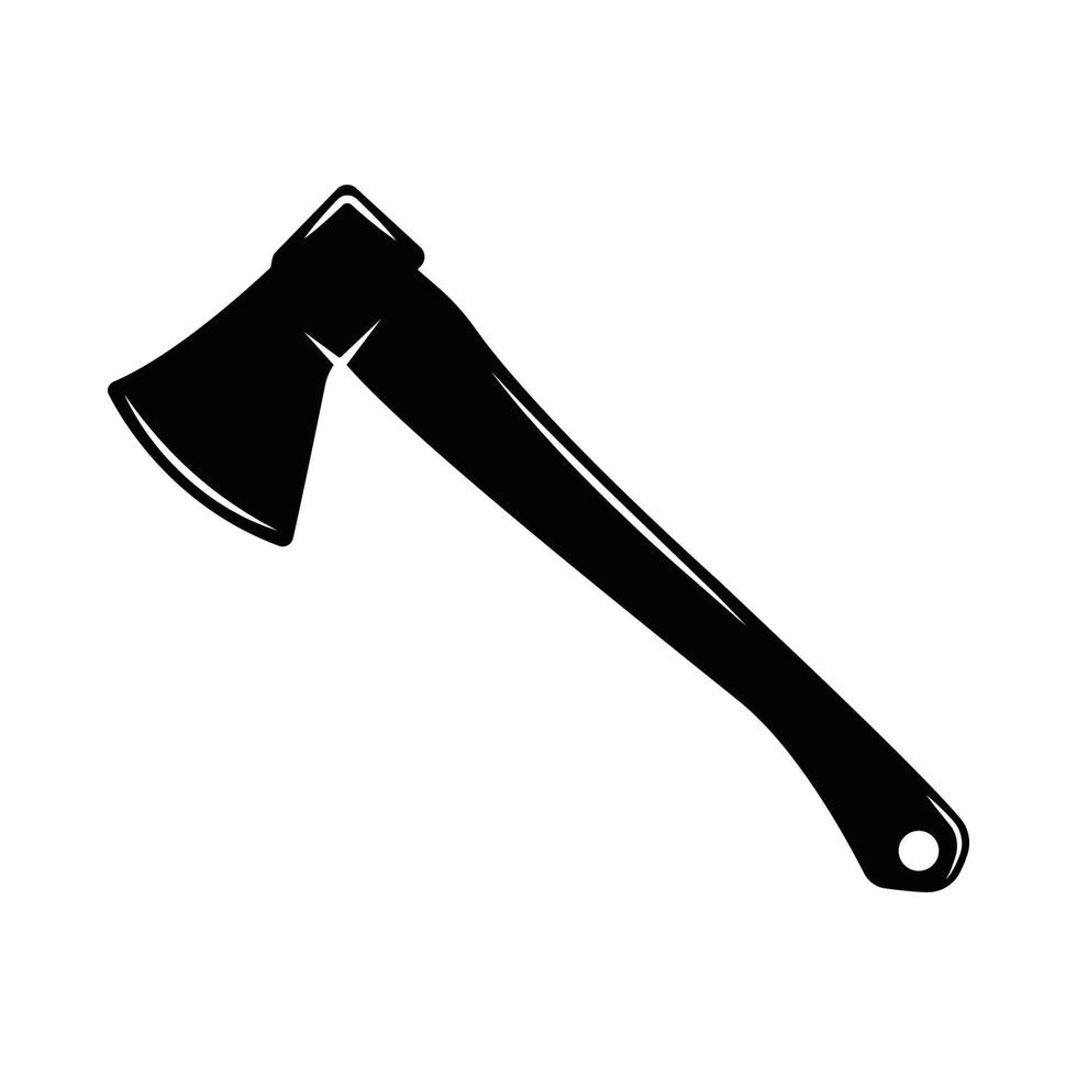 axes rétro vintage pour le camping. peut être utilisé comme emblème, logo, badge, étiquette. marque, affiche ou impression. art graphique monochrome. vecteur