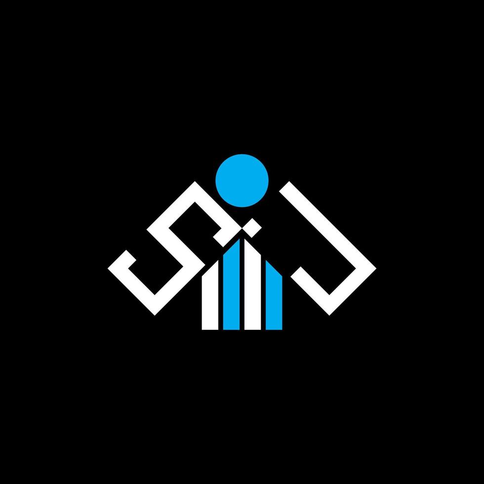 conception créative du logo de lettre sj avec graphique vectoriel, logo sj simple et moderne. vecteur
