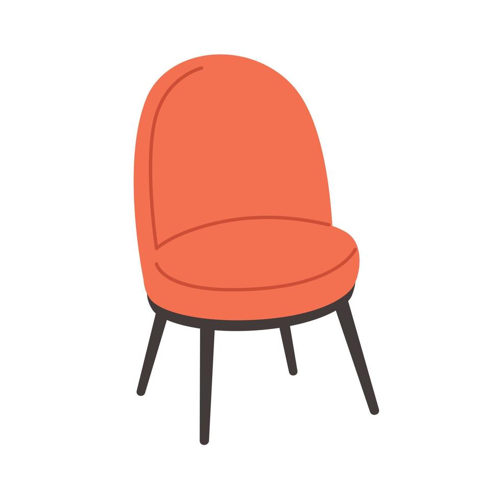 fauteuil confortable moderne et confortable dans un style hygge. meubles de salon vecteur