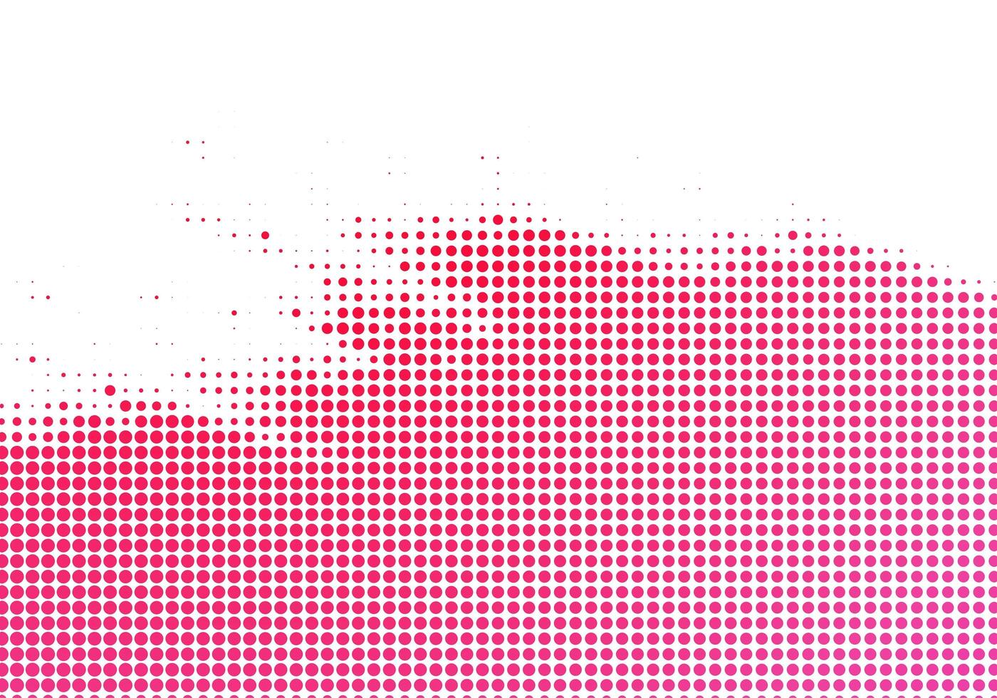 motif en pointillé coloré abstrait blanc et rouge vecteur