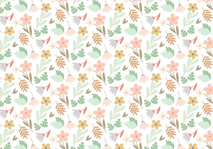 Motif vectoriel floral