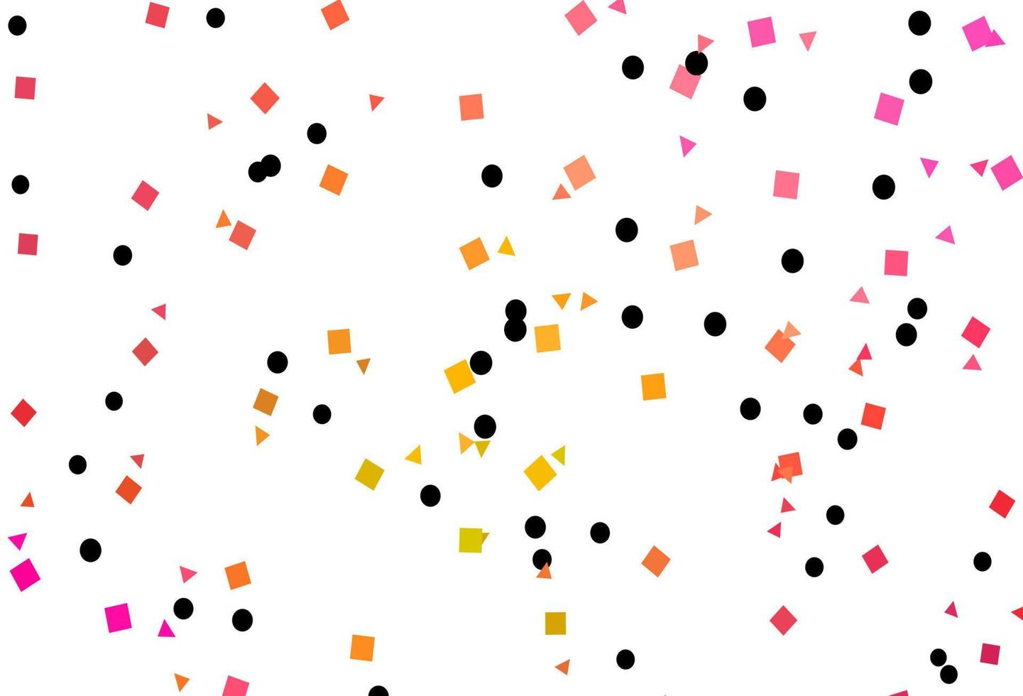 texture vectorielle rose clair, jaune en style poly avec cercles, cubes. vecteur