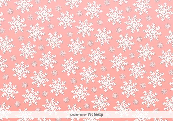 Flocon de neige Vector Vector Background