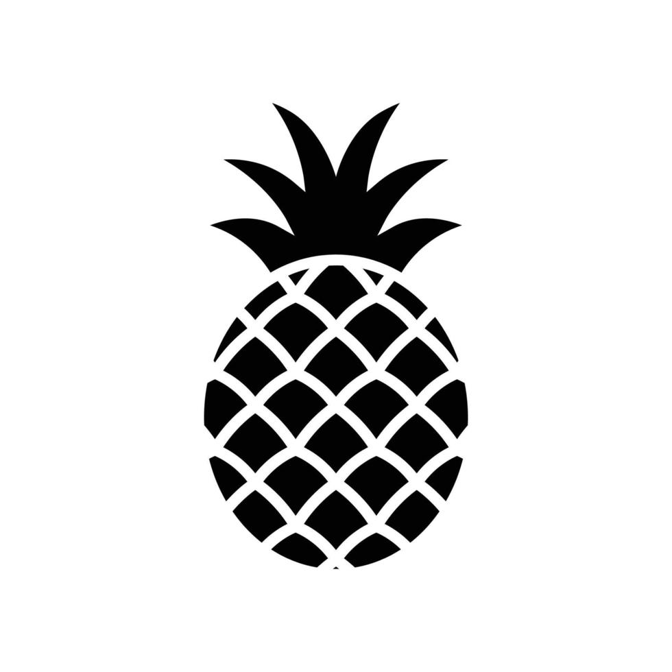 modèle de conception de vecteur icône ananas