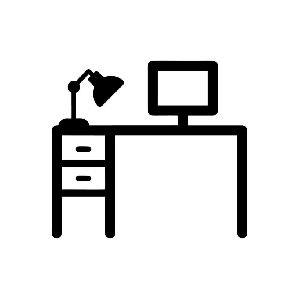 modèles de conception de vecteur d'icône de table