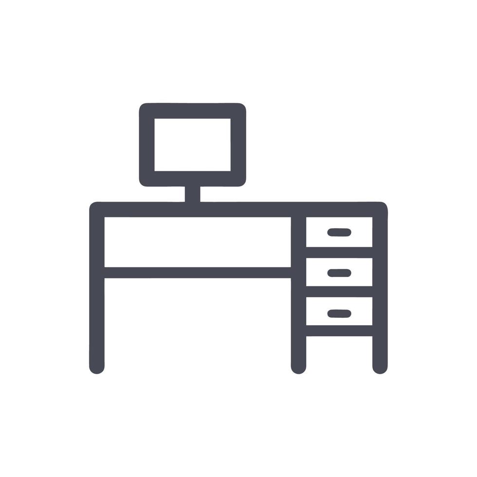 modèles de conception de vecteur d'icône de table