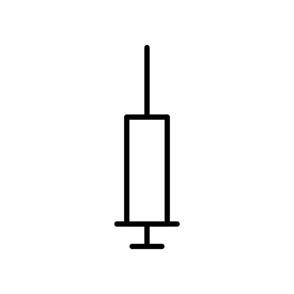 modèles de conception de vecteur icône seringue