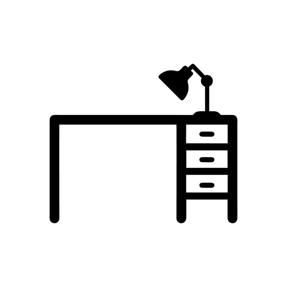 modèles de conception de vecteur d'icône de table