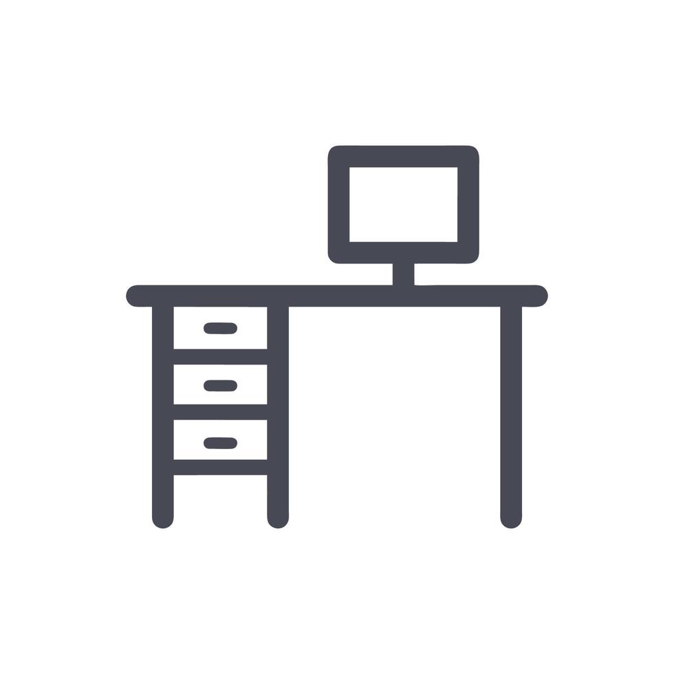 modèles de conception de vecteur d'icône de table