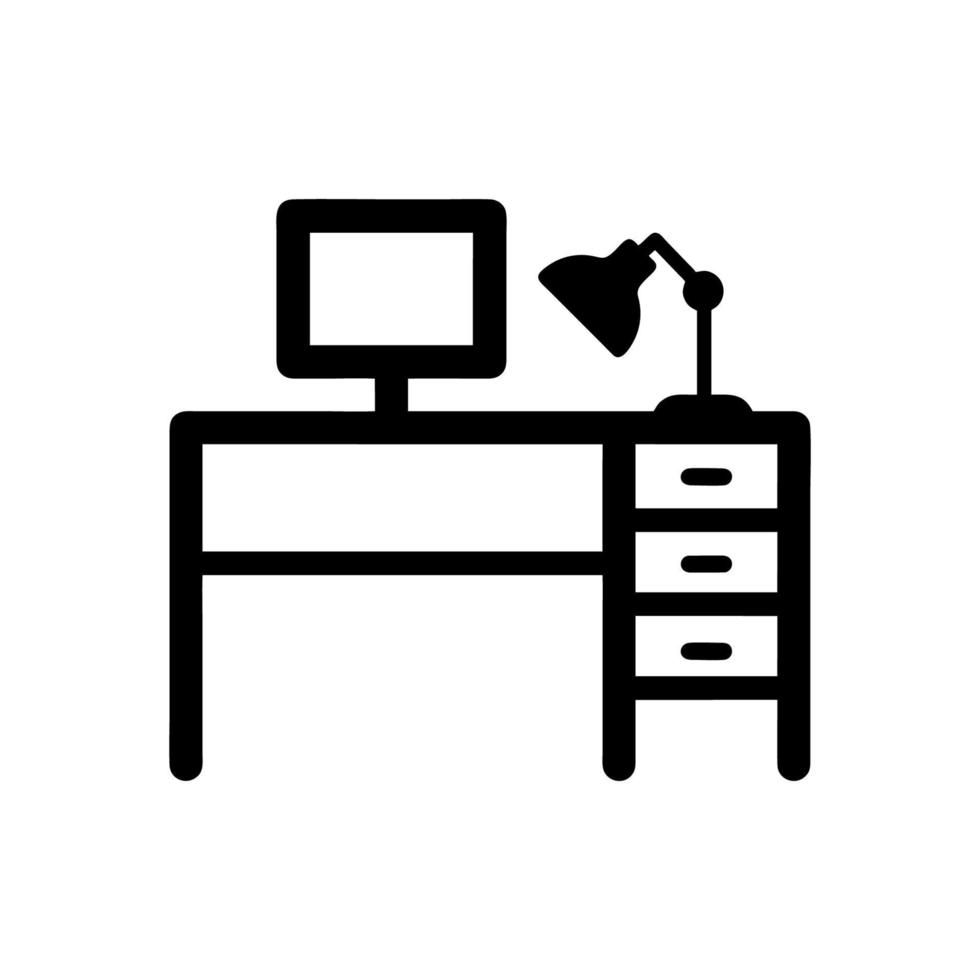 modèles de conception de vecteur d'icône de table