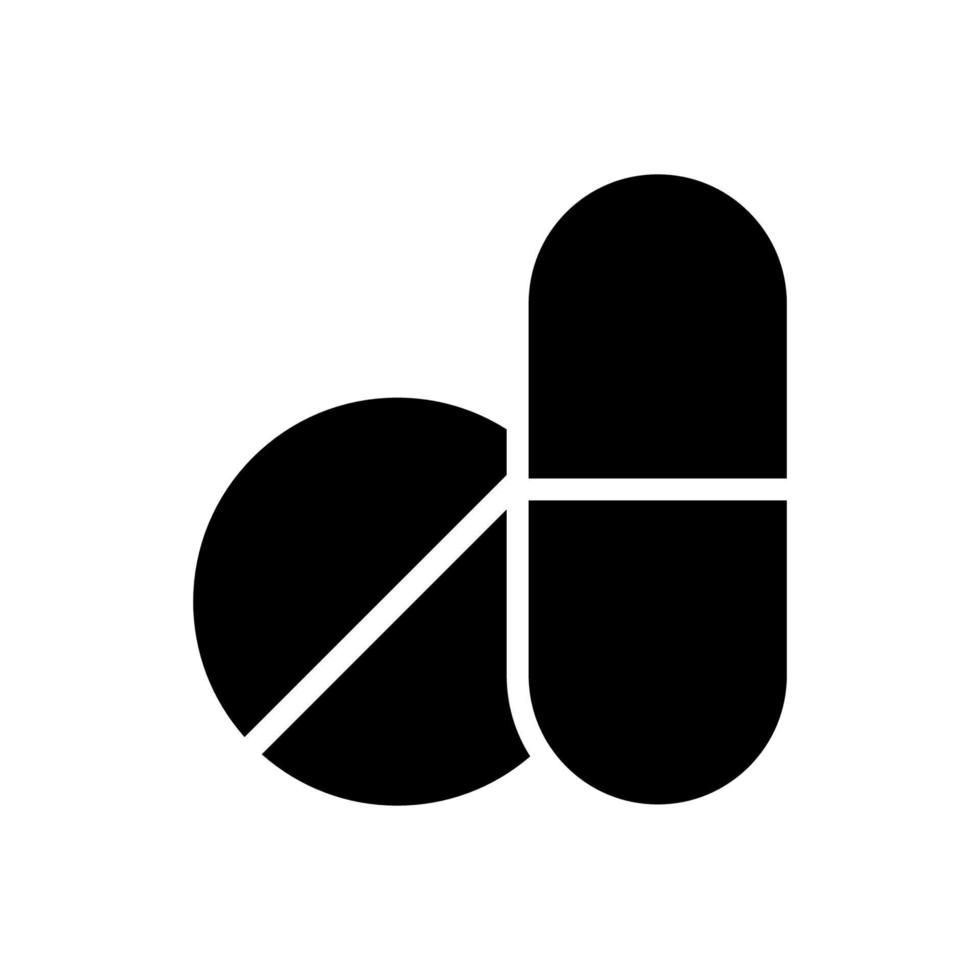 modèles de conception de vecteur d'icône de pilule