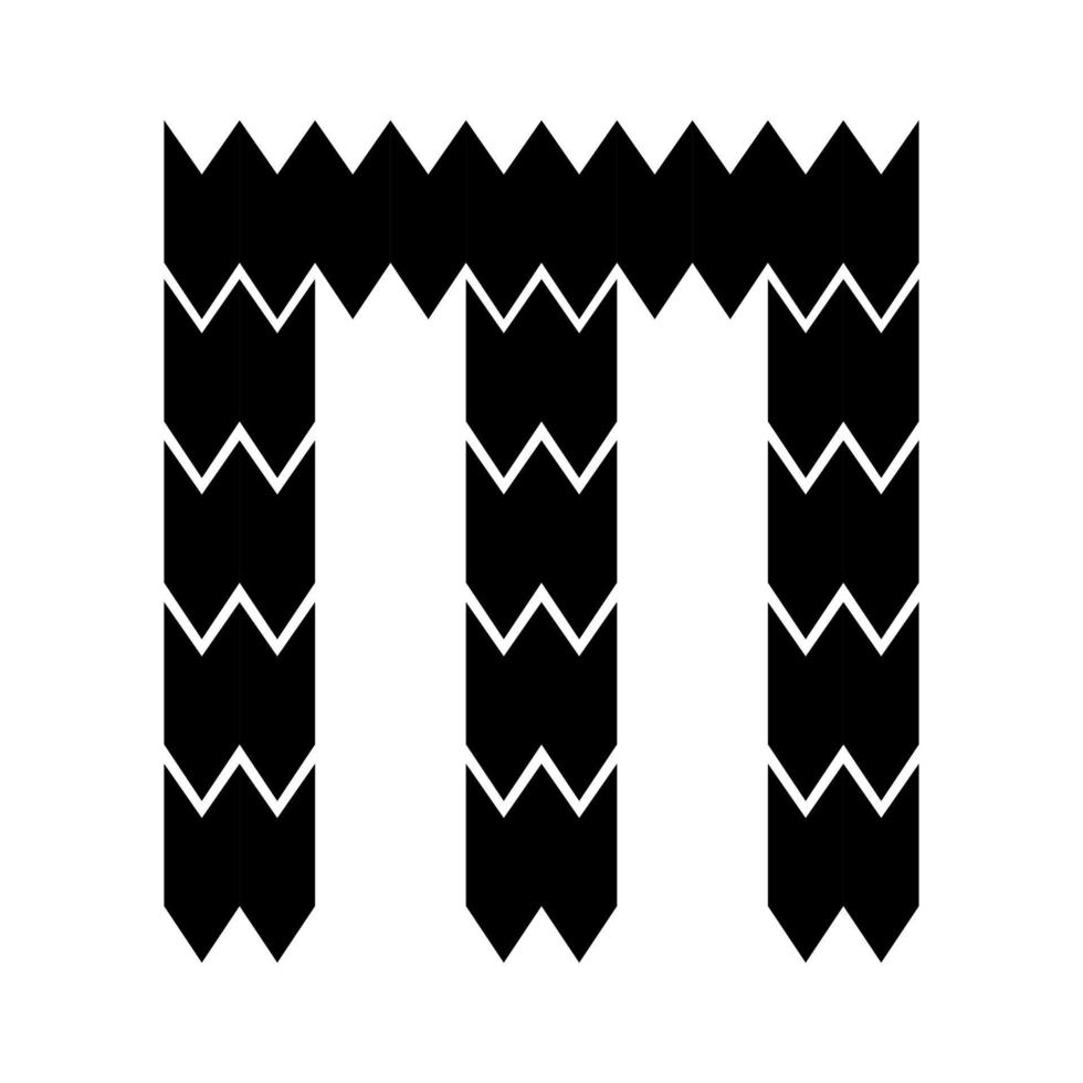 création de logo de lettre m. vecteur
