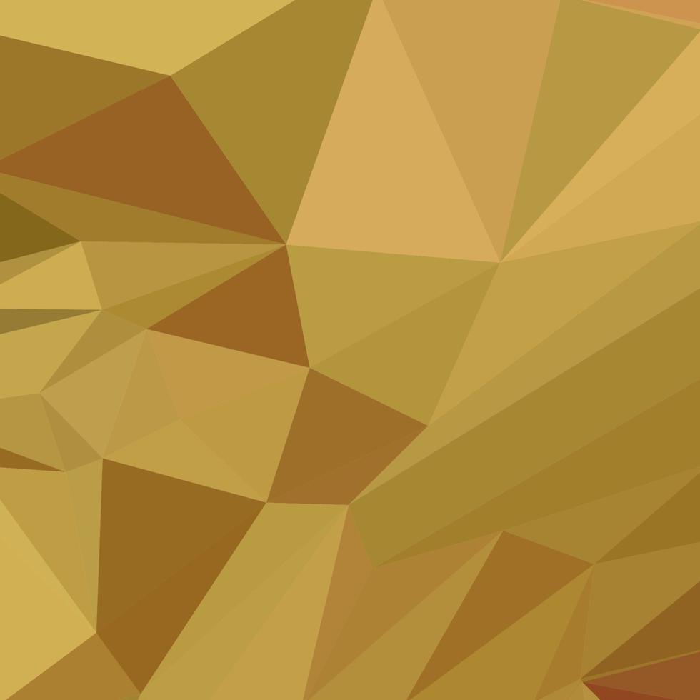 verge d'or jaune abstrait faible polygone vecteur