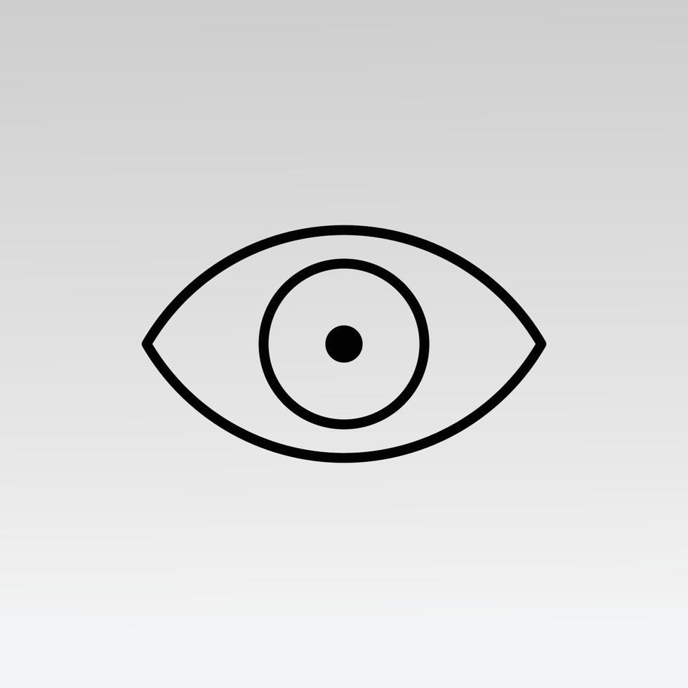 vecteur de logo oeil