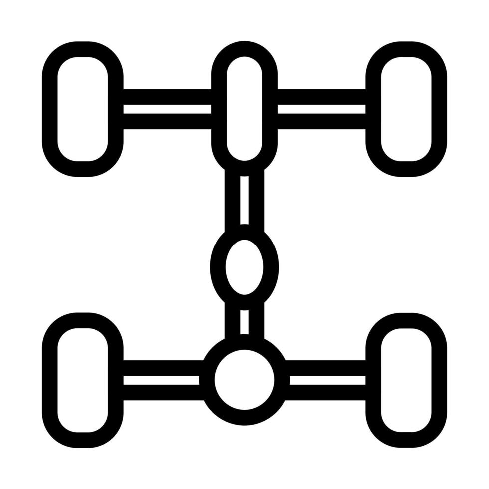 conception d'icône de châssis vecteur