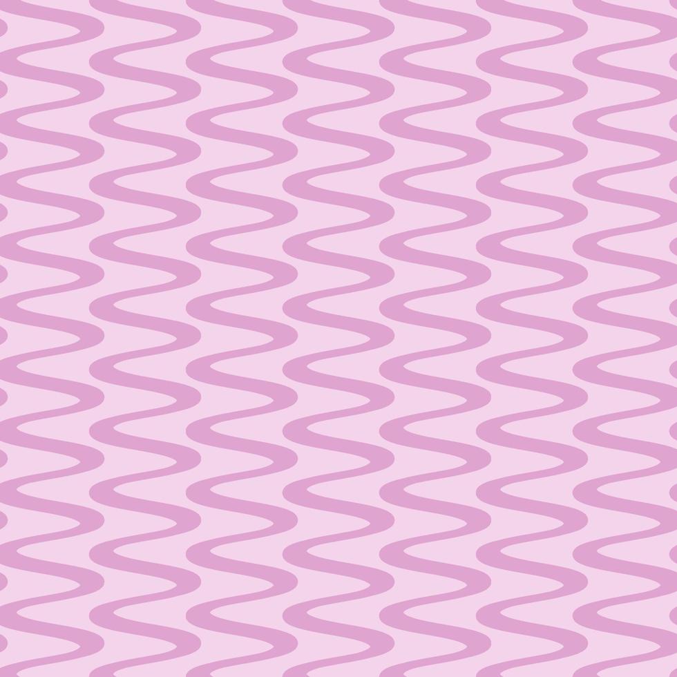 Motif ondulé sans couture groovy des années 70. fond psychédélique avec des lignes ondulées roses. motif trippy funky pour la conception de surface, papier peint, papier d'emballage, textile vecteur